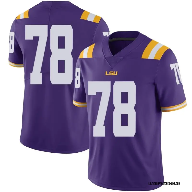 Limited Men's Coen Echols LSU Tigers Purple Football College Jersey