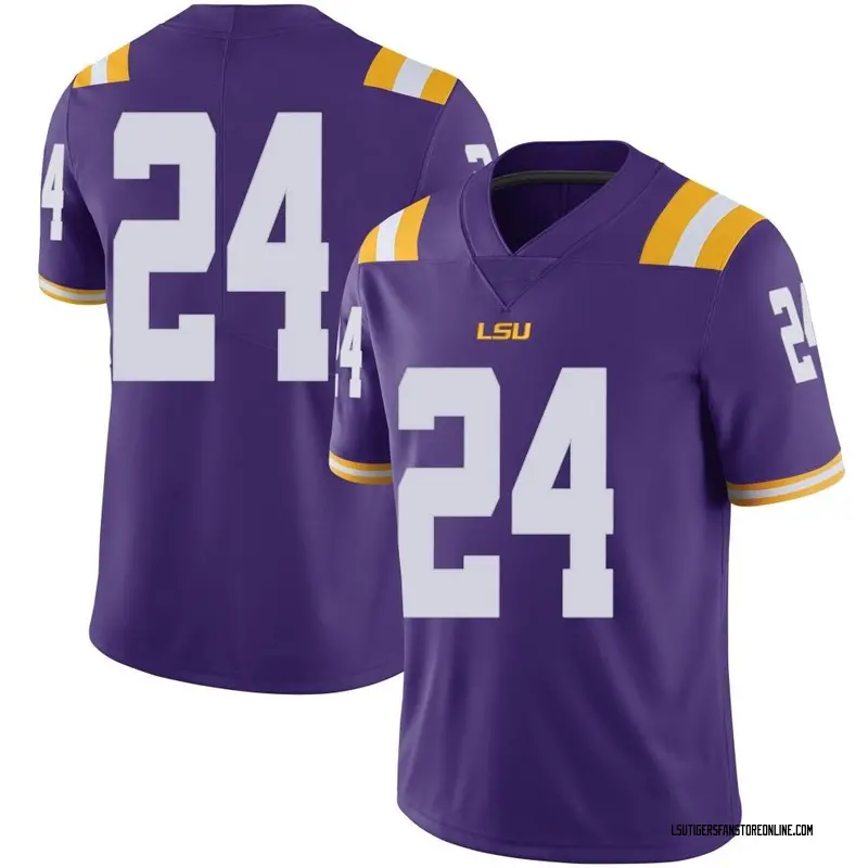 Limited Men's Ju'Juan Johnson LSU Tigers Purple Football College Jersey