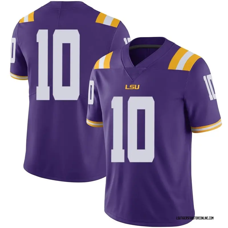 Limited Men's Rickie Collins LSU Tigers Purple Football College Jersey