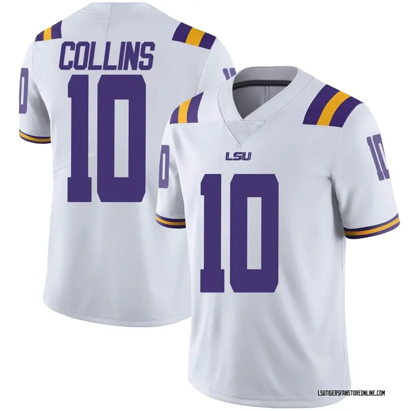 Limited Men's Rickie Collins LSU Tigers White Football College Jersey