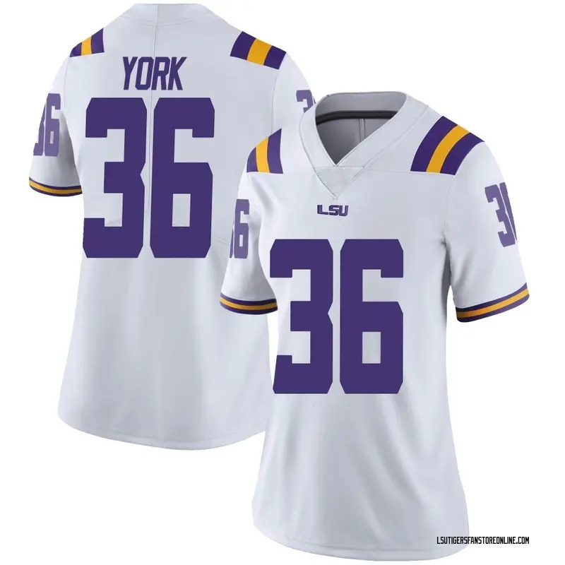 Cade York Replica Purple Men's LSU Tigers Football Jersey - LSU Store